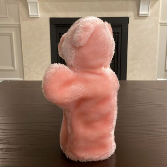 Adorable Pink Pig Piglet Piggy Hand Puppet Good Condition 10” tall Puppets - Picture 4 of 6